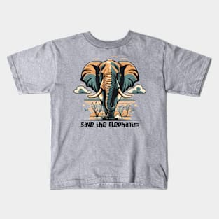 Save the Elephant Day – April Kids T-Shirt